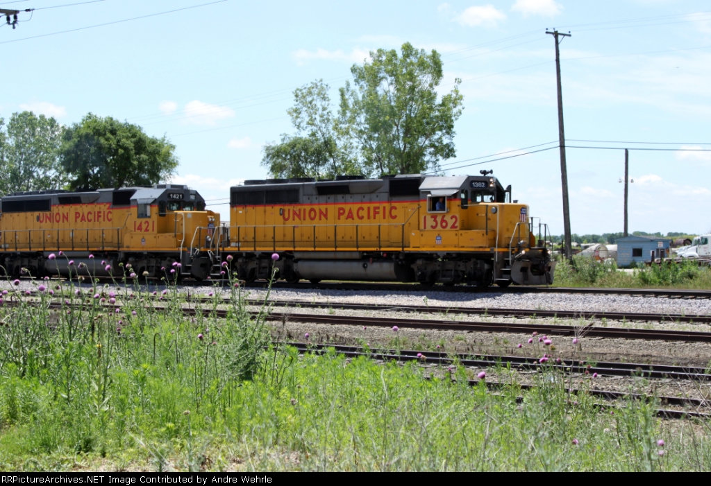 UP local starts its return trip from the end of the line